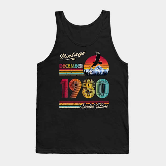 December 1980 Birthday Tank Top by Green Splash